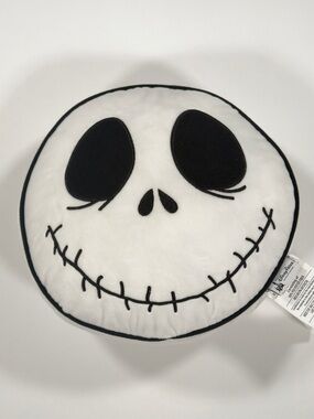Disney Parks Jack Skellington Nightmare Before Christmas Reversible Pillow 14"